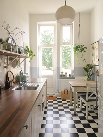 Laura’s favourite place, her kitchen!