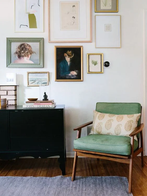 Cosy room article. Image of gallery wall with chair.jpg