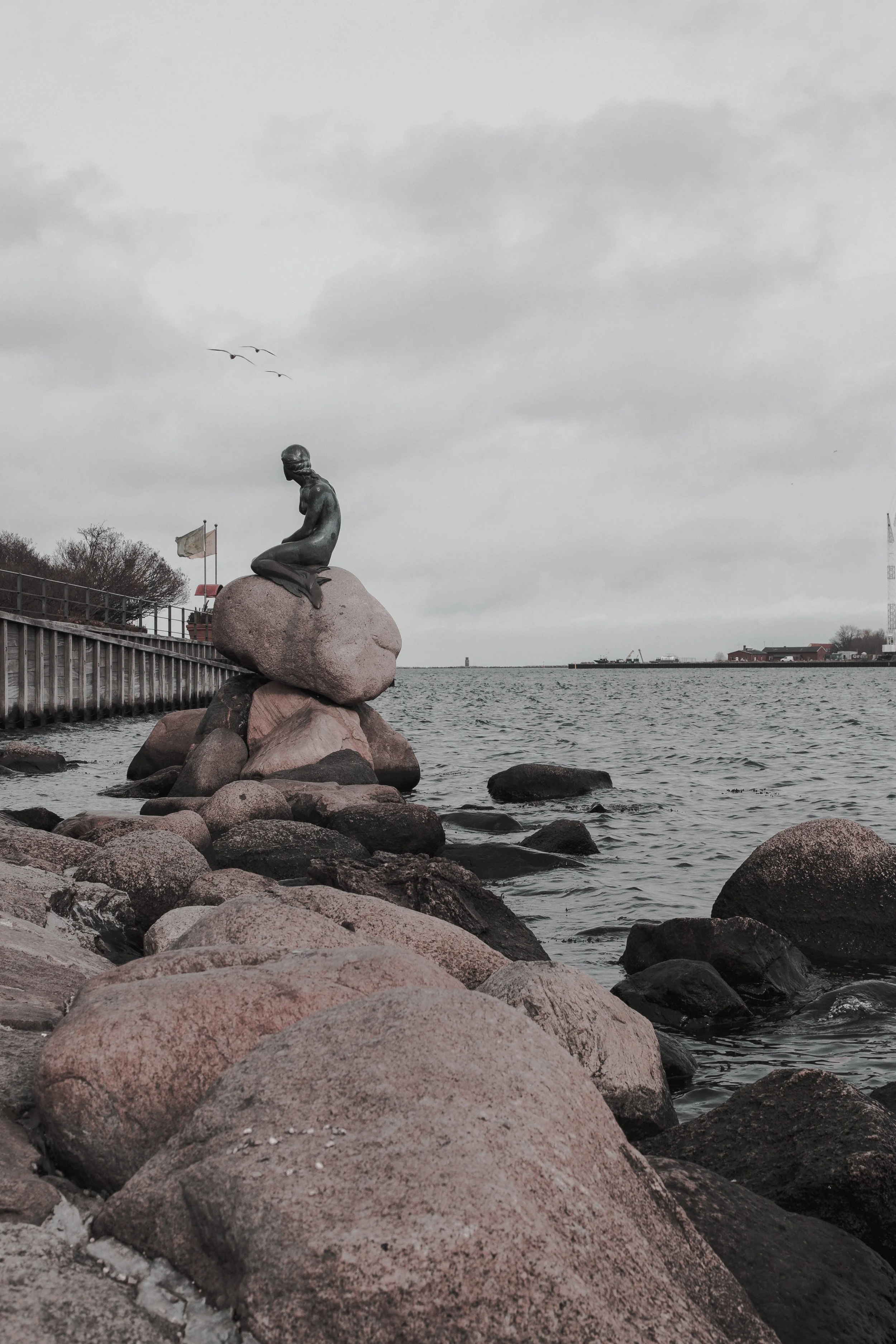 10 Facts About Denmark article. Image of the Little Mermaid statue.jpg