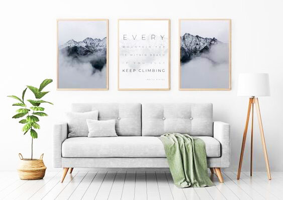 Ultimate Guide To Poster Frames, Wall Picture Frames For Living Room