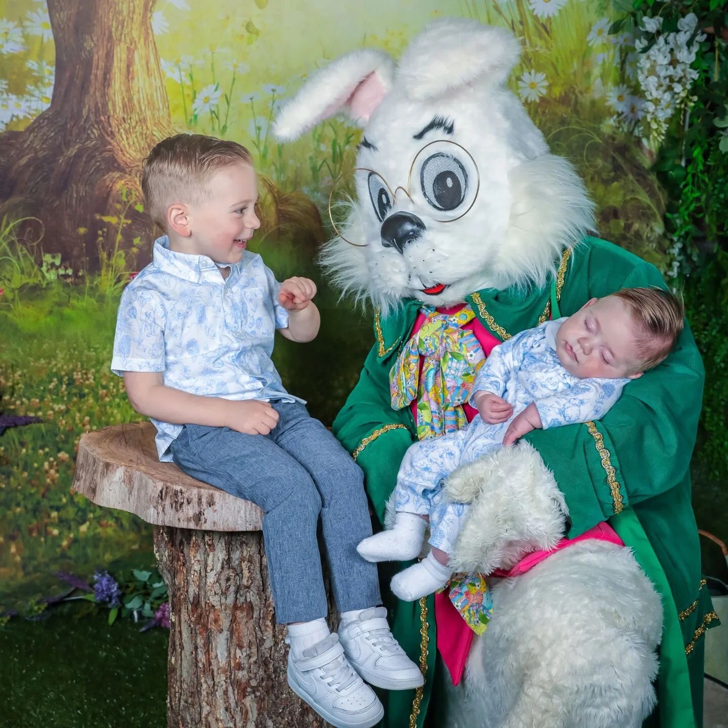In 3 weeks our favorite funny bunny returns to Freehold, NJ!! We are bringing back our magician scene this year as well as a new campfire scene! EGGcited for you to see what 2024 has in store for us✨🐰📷 #easterexperience #easterbunny #easter2024 #ea