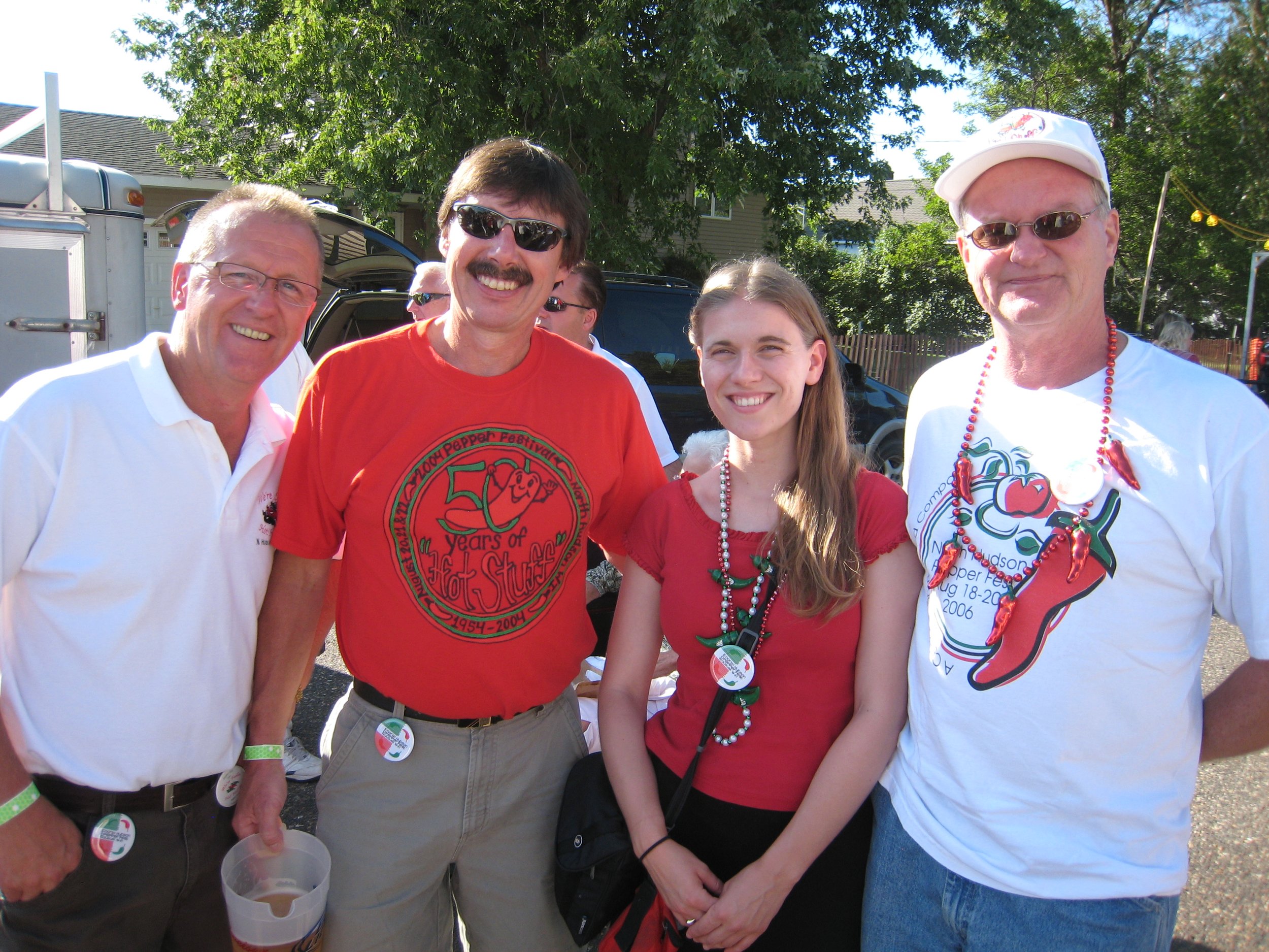  PK 99 Ed Nelson, PK 04 Roger Norelius, Past Princess Dawn Otteson &amp; PK 06 Mike McQuiston 