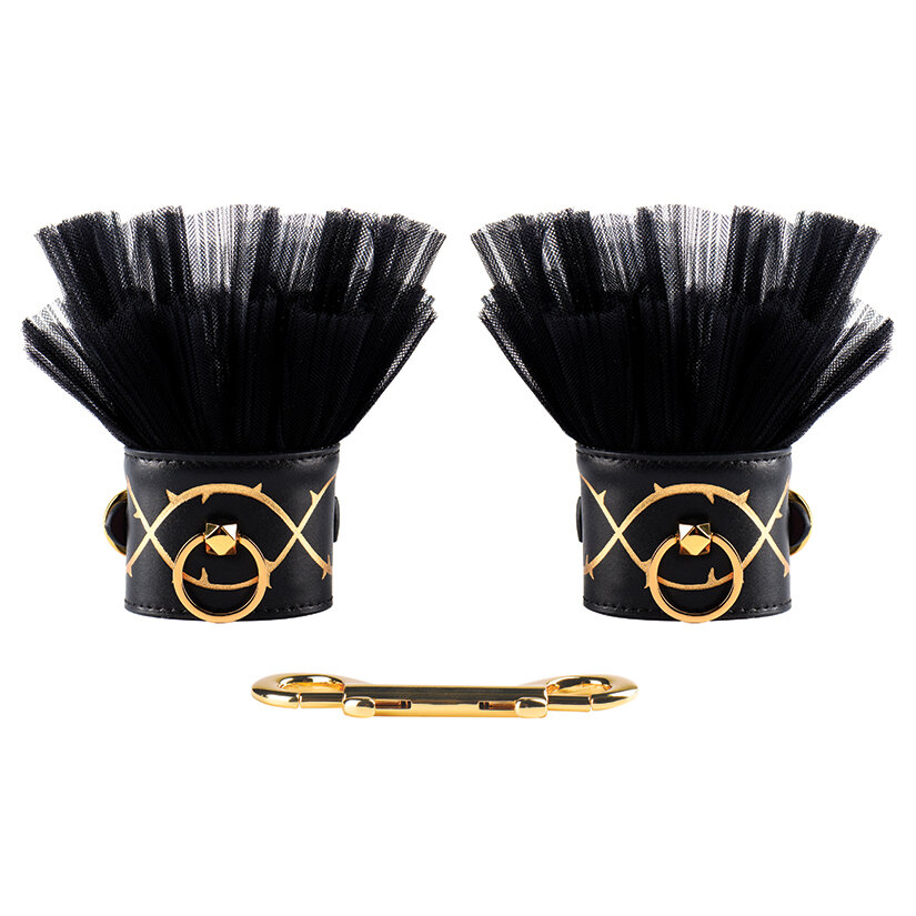 Zalo & Upko Dolll Series Leather Thorn Handcuffs