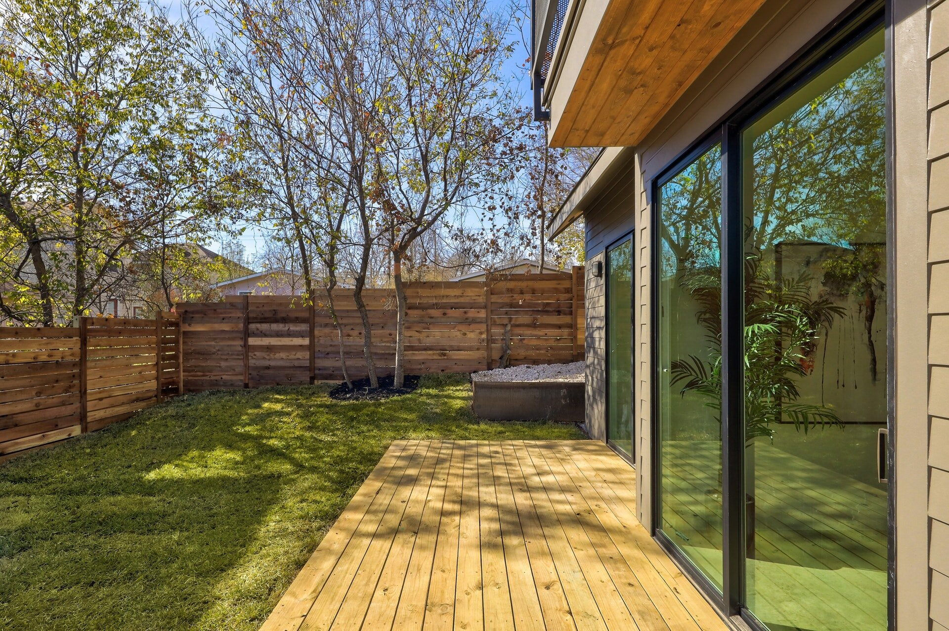 Back yard patio