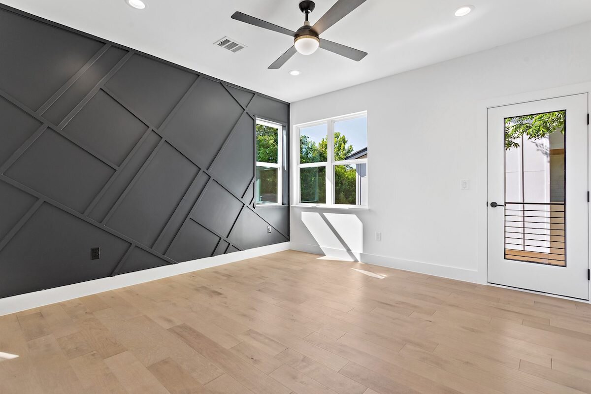 Bedroom with Accent Wall