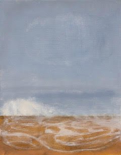 Beach , 2022, oil on linen, 14 x 11 inches