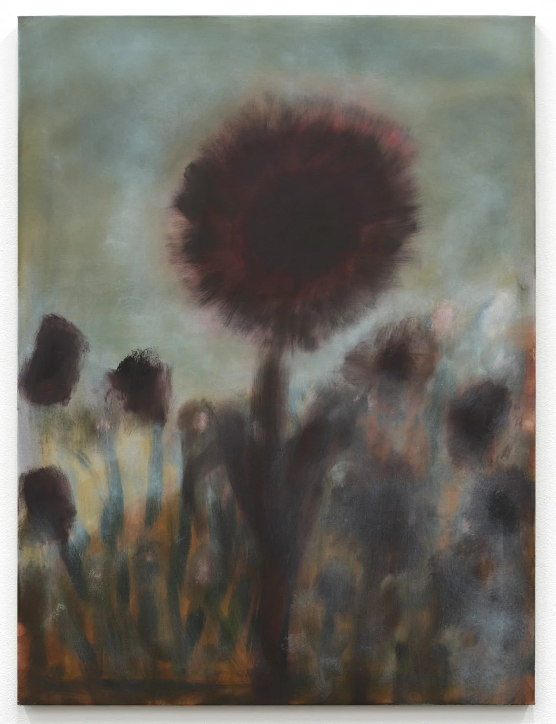   Winter Wild Flowers , 2025, oil on linen, 40 × 30 inches 