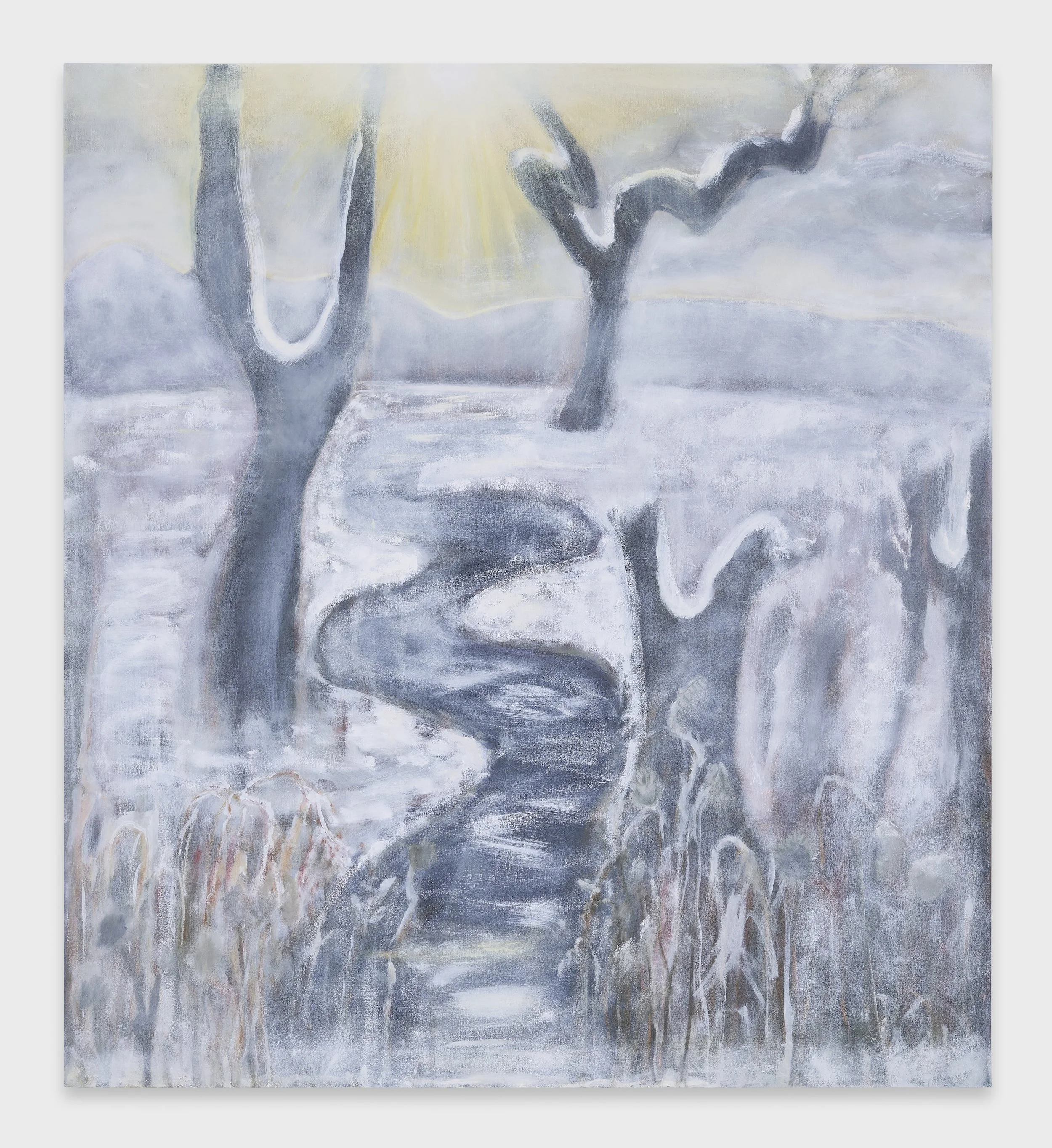   Winter Light , 2025, oil on linen, 53 × 48 inches 