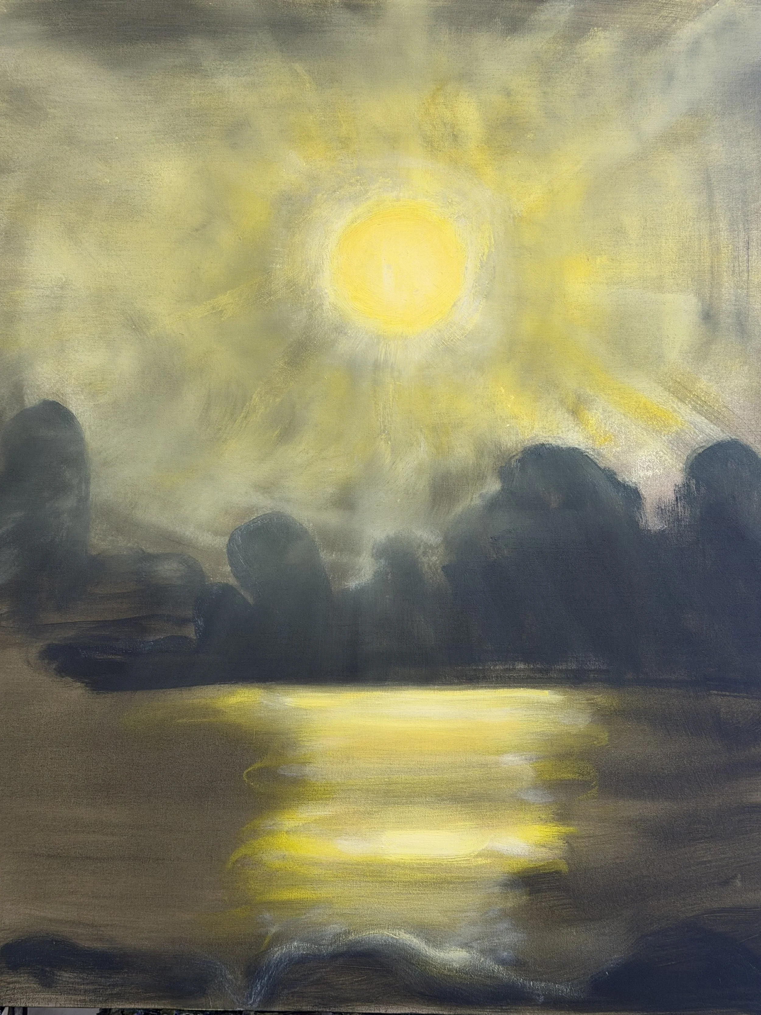   Sun Over Sea , 2026, oil on linen, 36 x 30 inches 