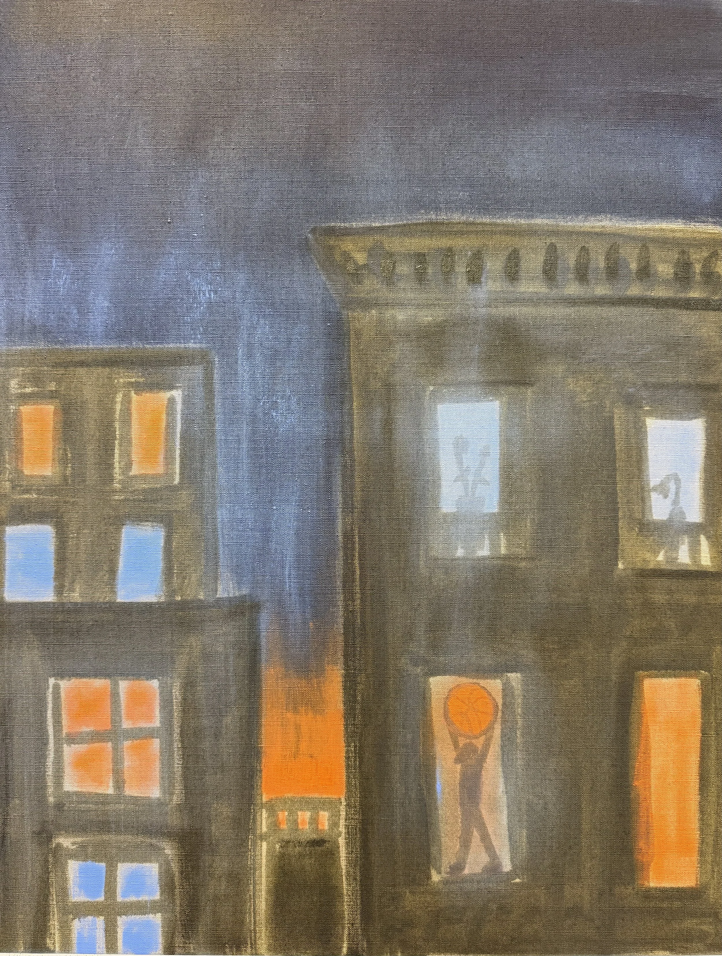   Knicks , 2026, oil on linen, 30 x 24 inches 