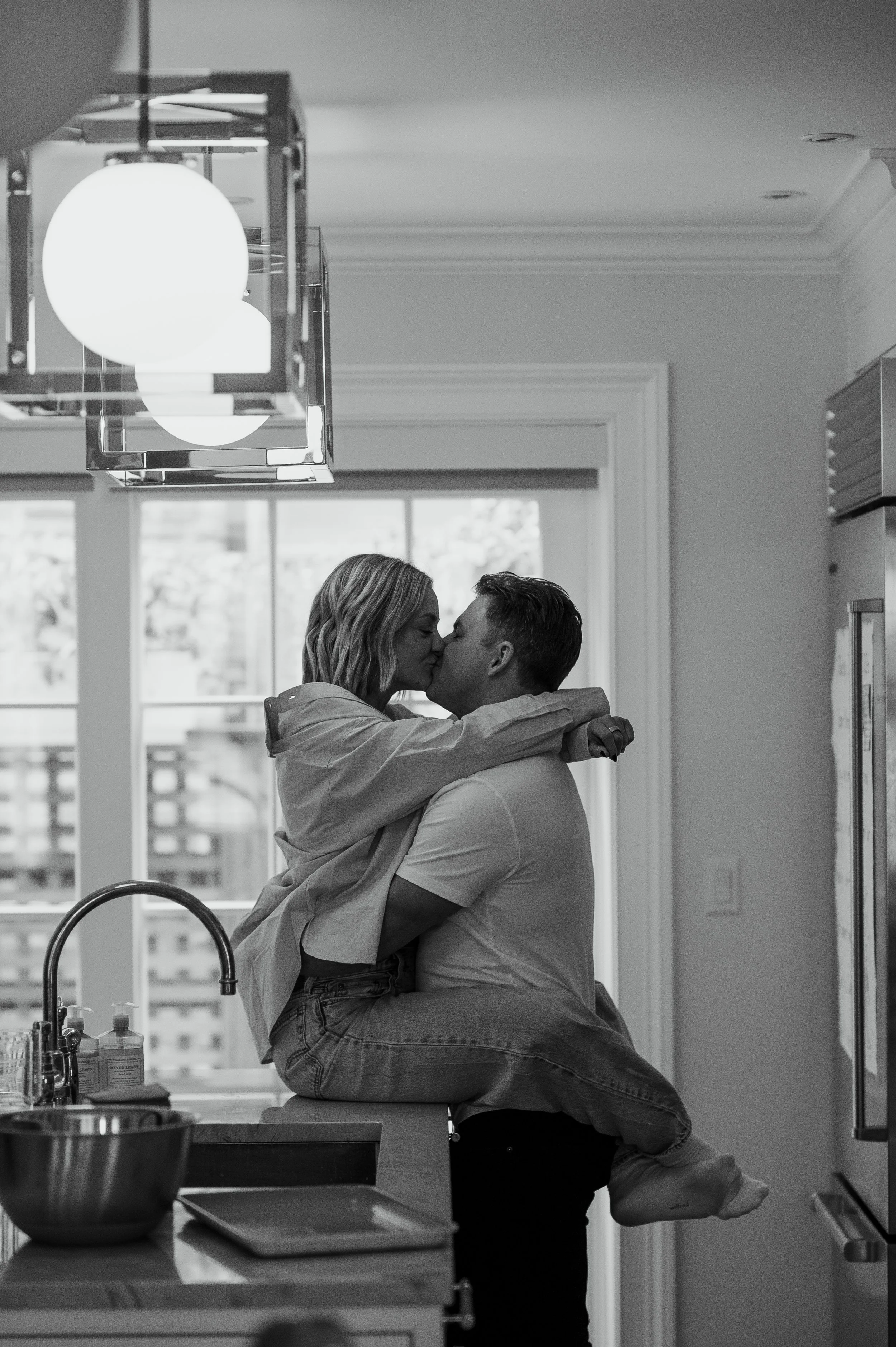         “Made with love”            A Cozy In Home Baking and Wine Session with a Boston Couples Photographer