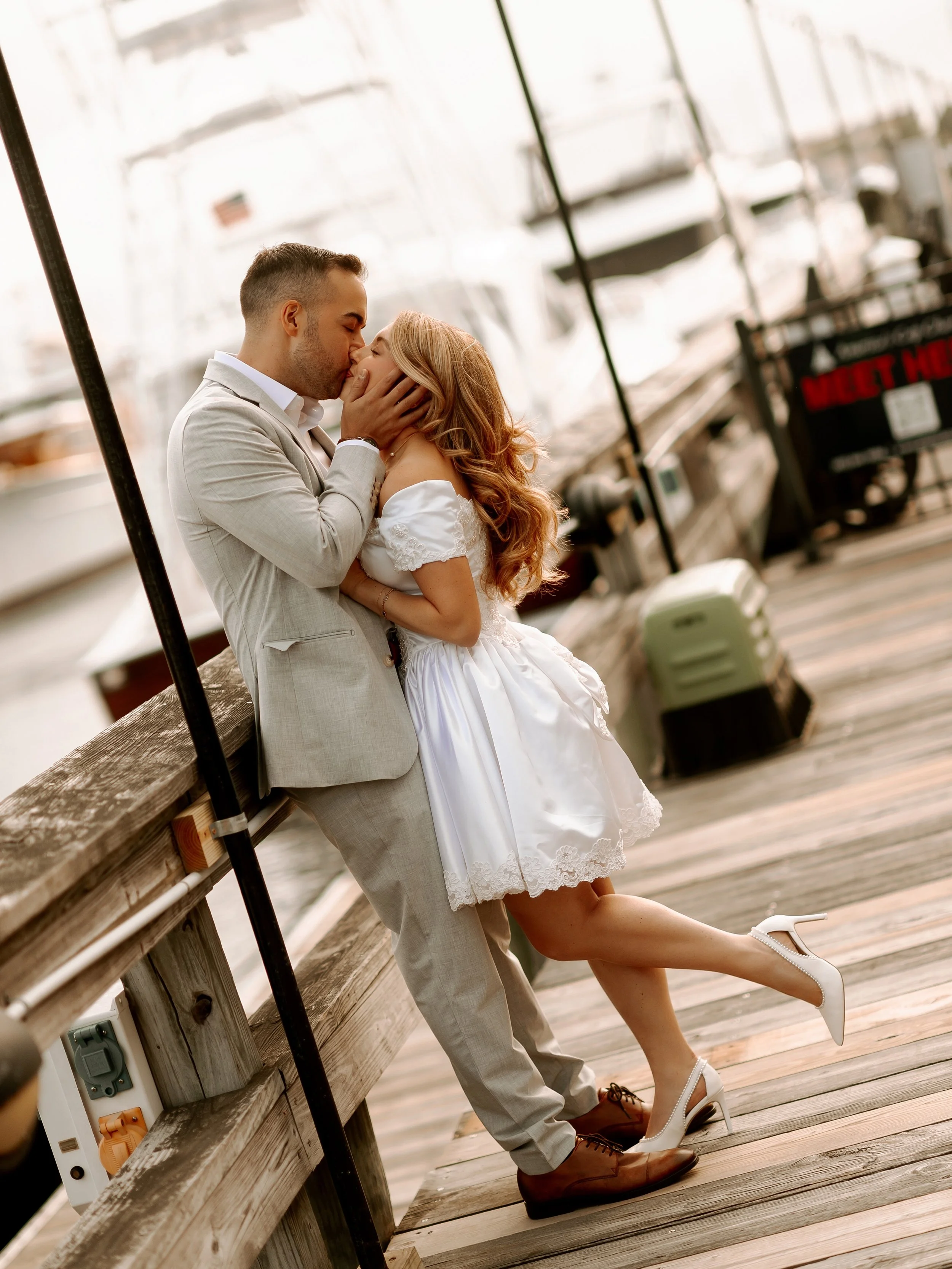 Julia &amp; Sam&rsquo;s rehearsal dinner was magic 🥂 #newport #newportwedding #bostonphotographer #bostonbride #newportbride