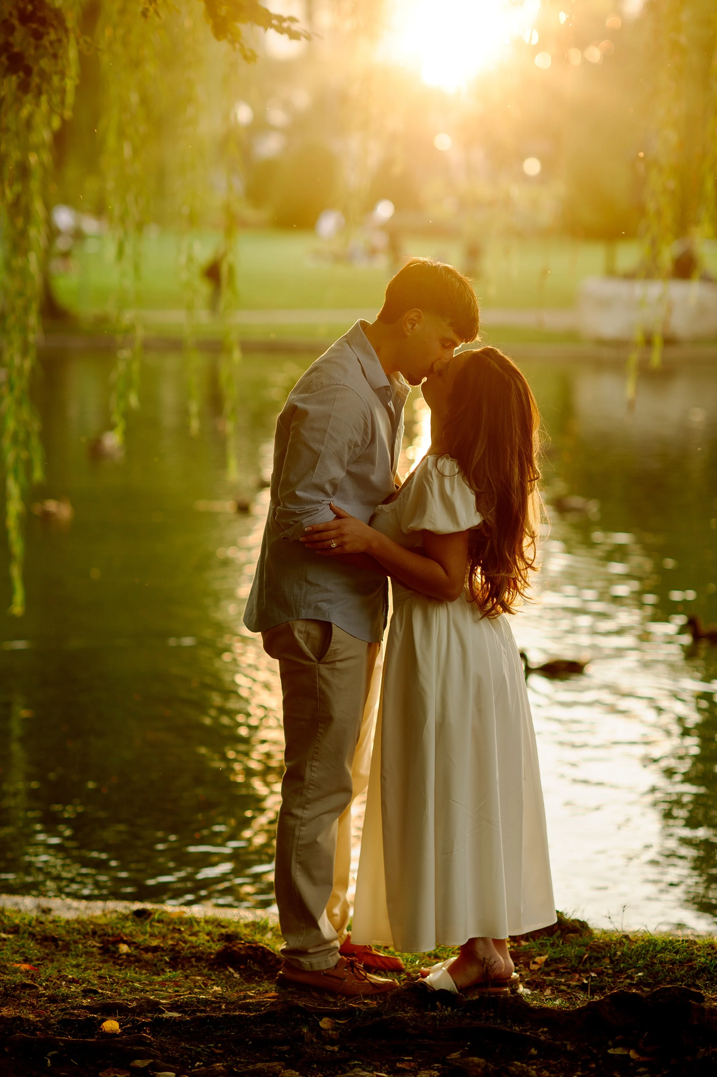 Romantic Boston Engagement Session