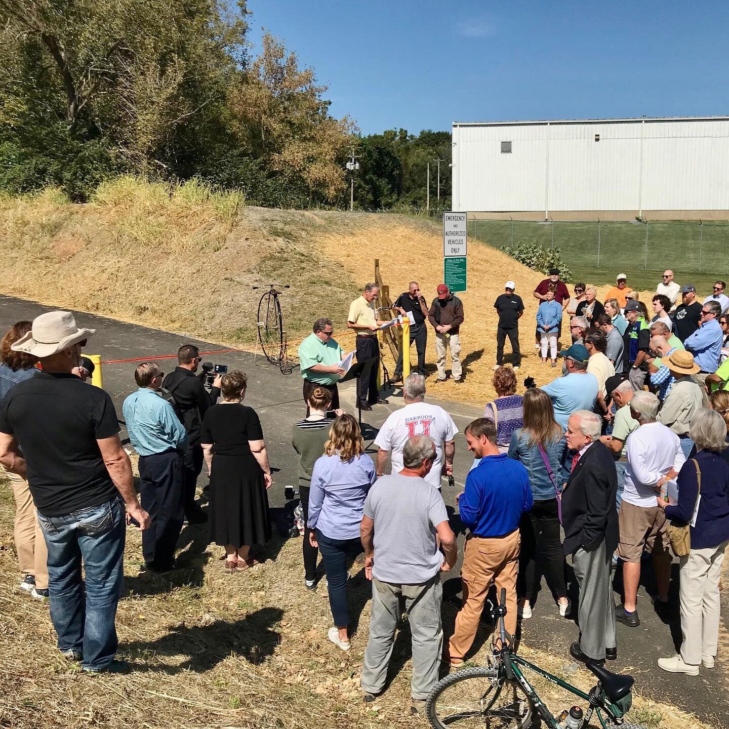 Reinvigorate. A one word description of this past week. Joining partners, users, and dreamers made this past week remind of us why we do what we do. Lebanon County, LVRT, Grantors, and local partners joined together to open 2 new sections of trail fo