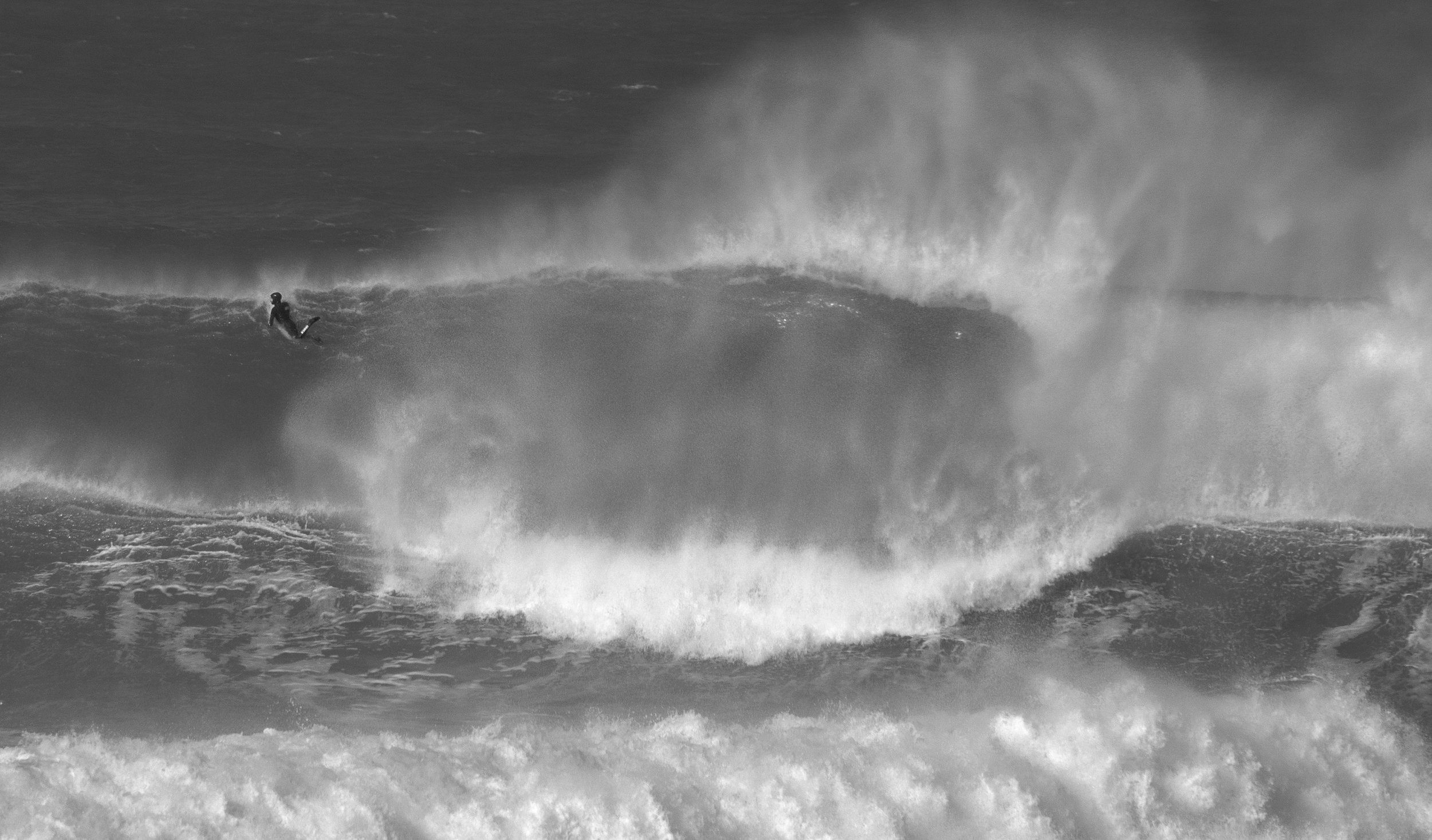 Unknown Surfer - North Fistral, Cornwall. 20.02.2019
