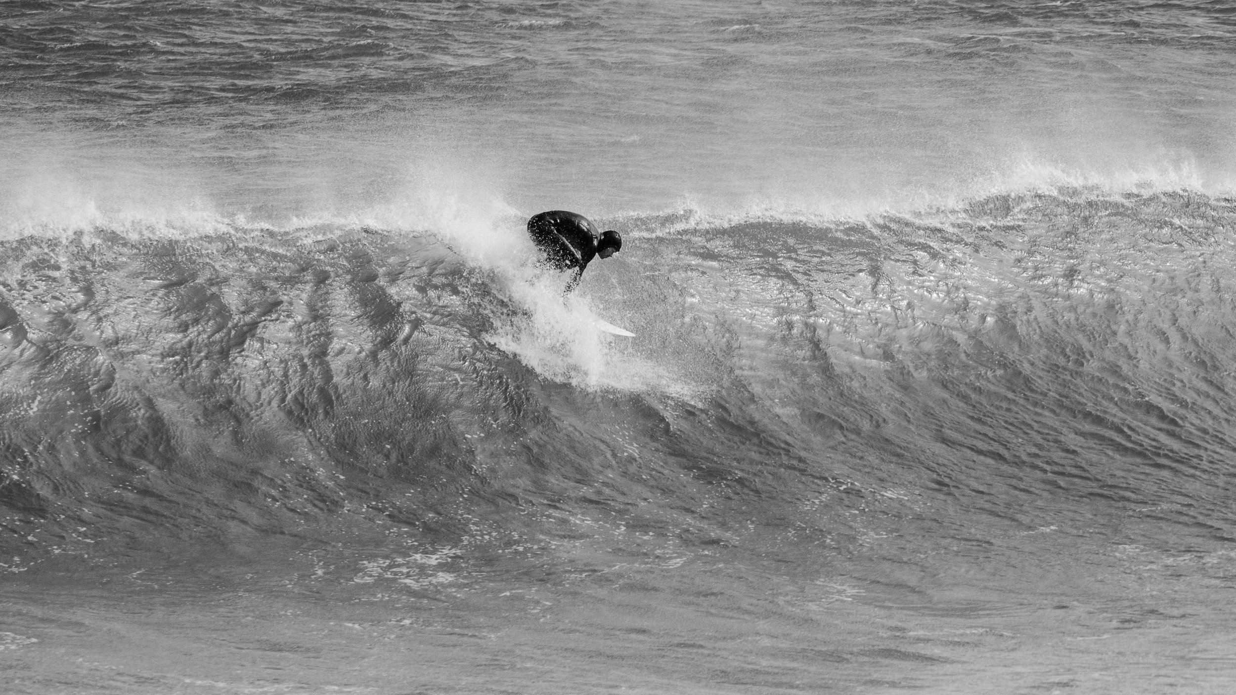 Surfer Unknown - The Break Water, St Ives, Cornwall. 12.03.2019