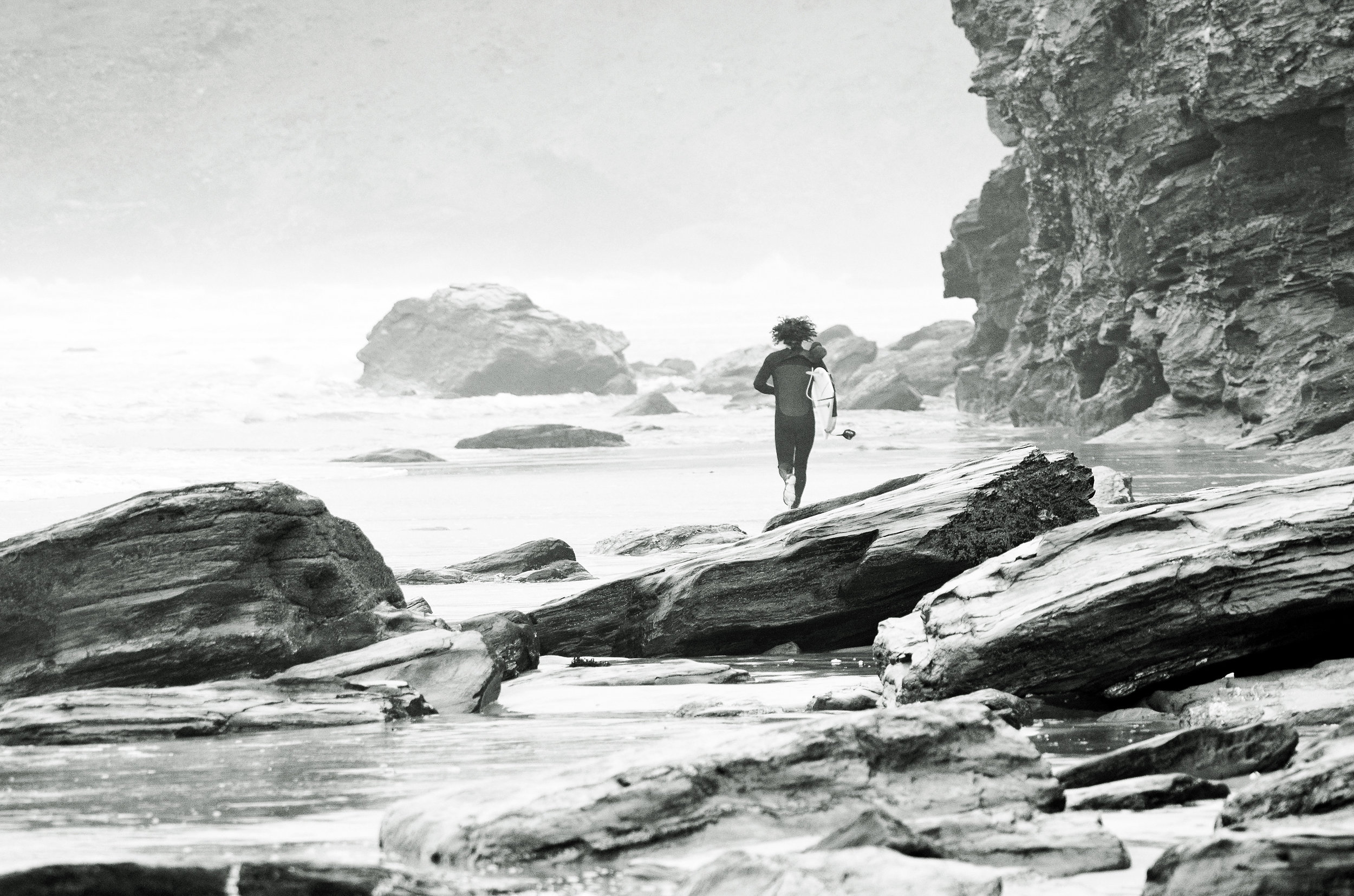 Unknown Surfer - Watergate Bay, Newquay, Cornwall. 30.12.2018