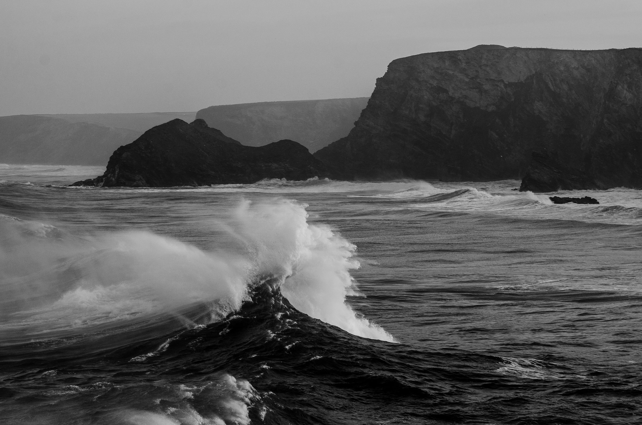   Storm Freya  - 22.02.2019 (Picture, Newquay Bay. Cornwall). 