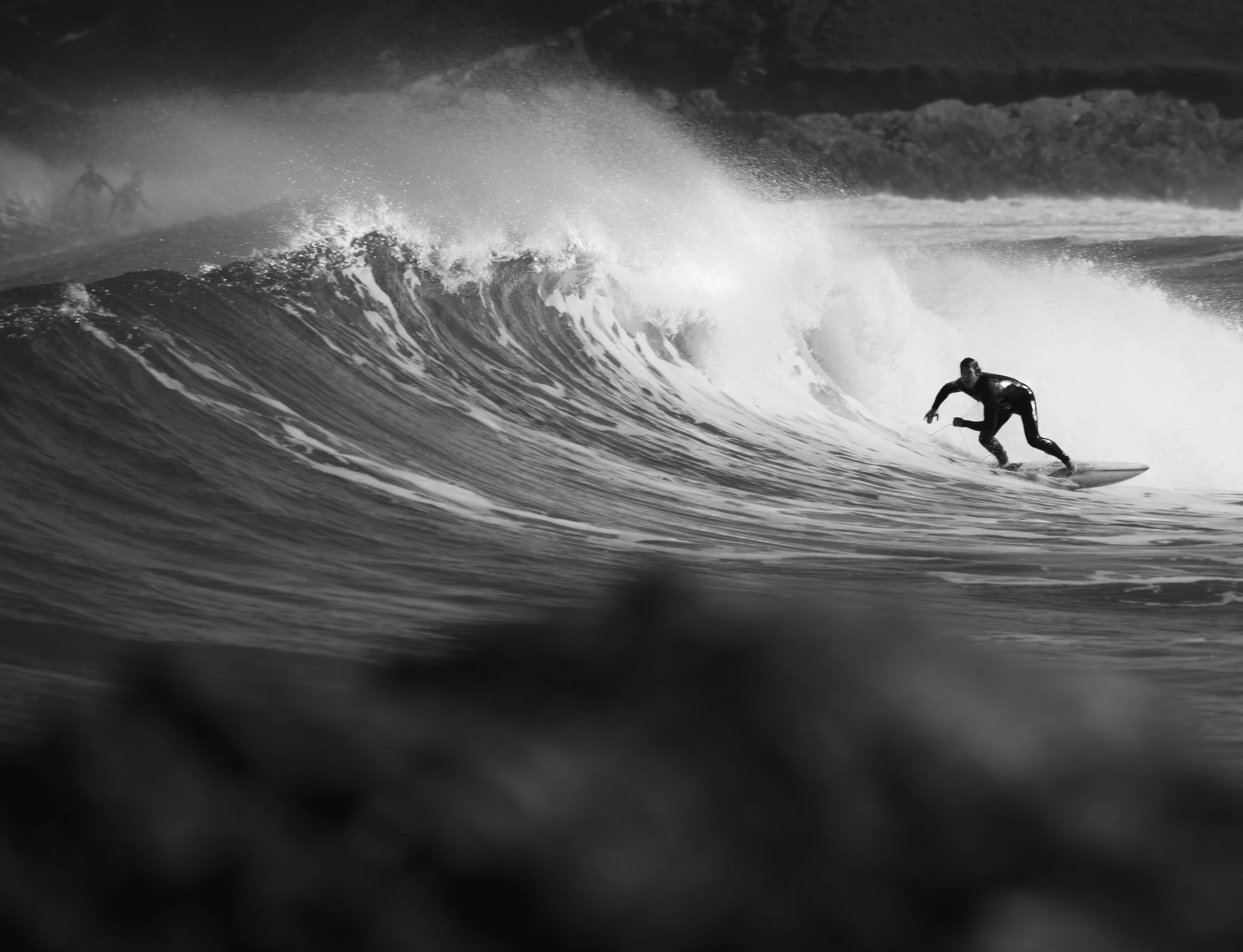 Surfing South Fistral, Newquay