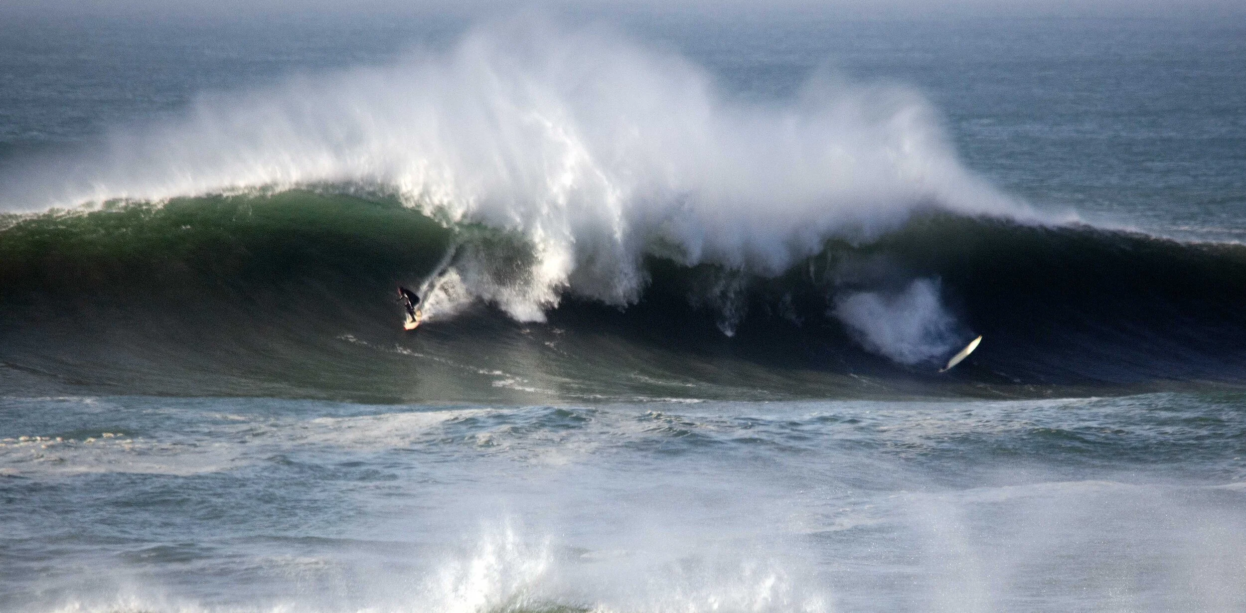 Surfers Dom Moore and Johnny Fryer. 25/2/19
