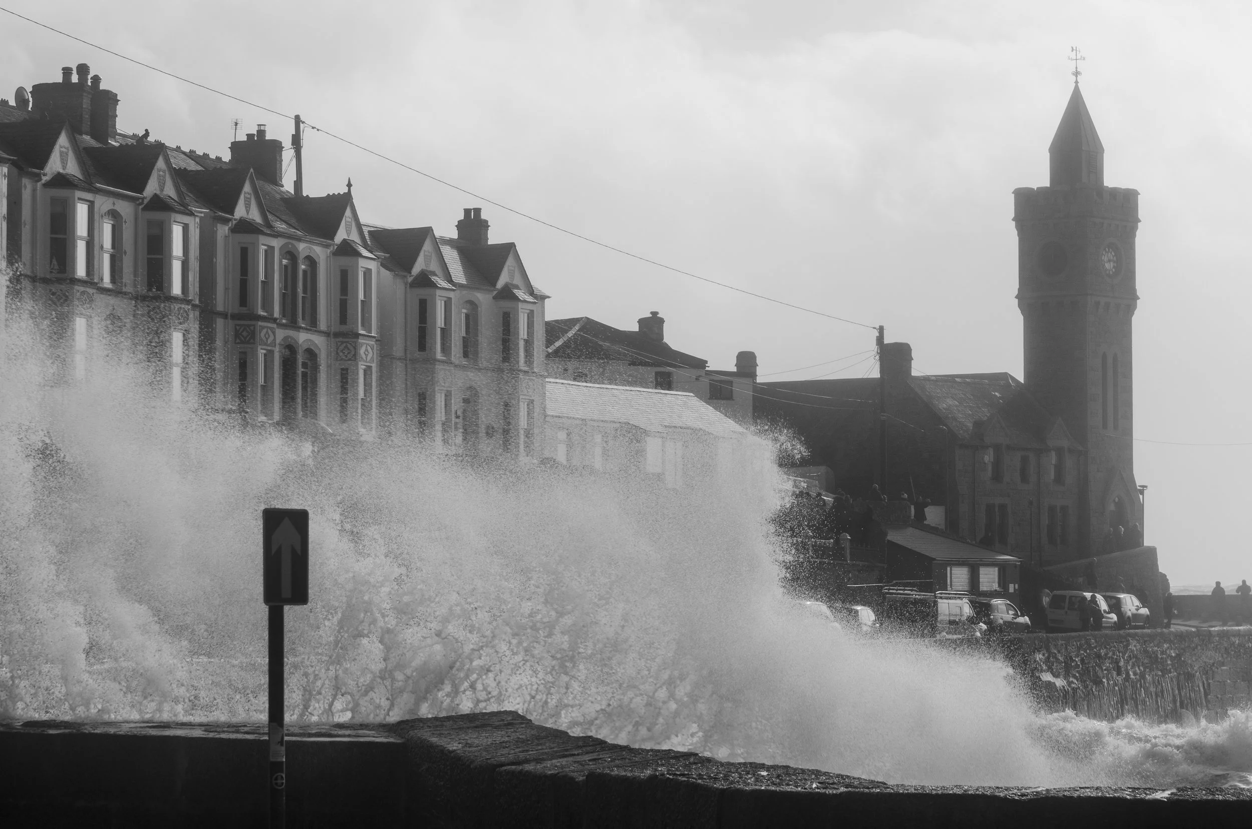   Storm Freya -  22.02.2019 (Picture, Porthleven. Cornwall). 