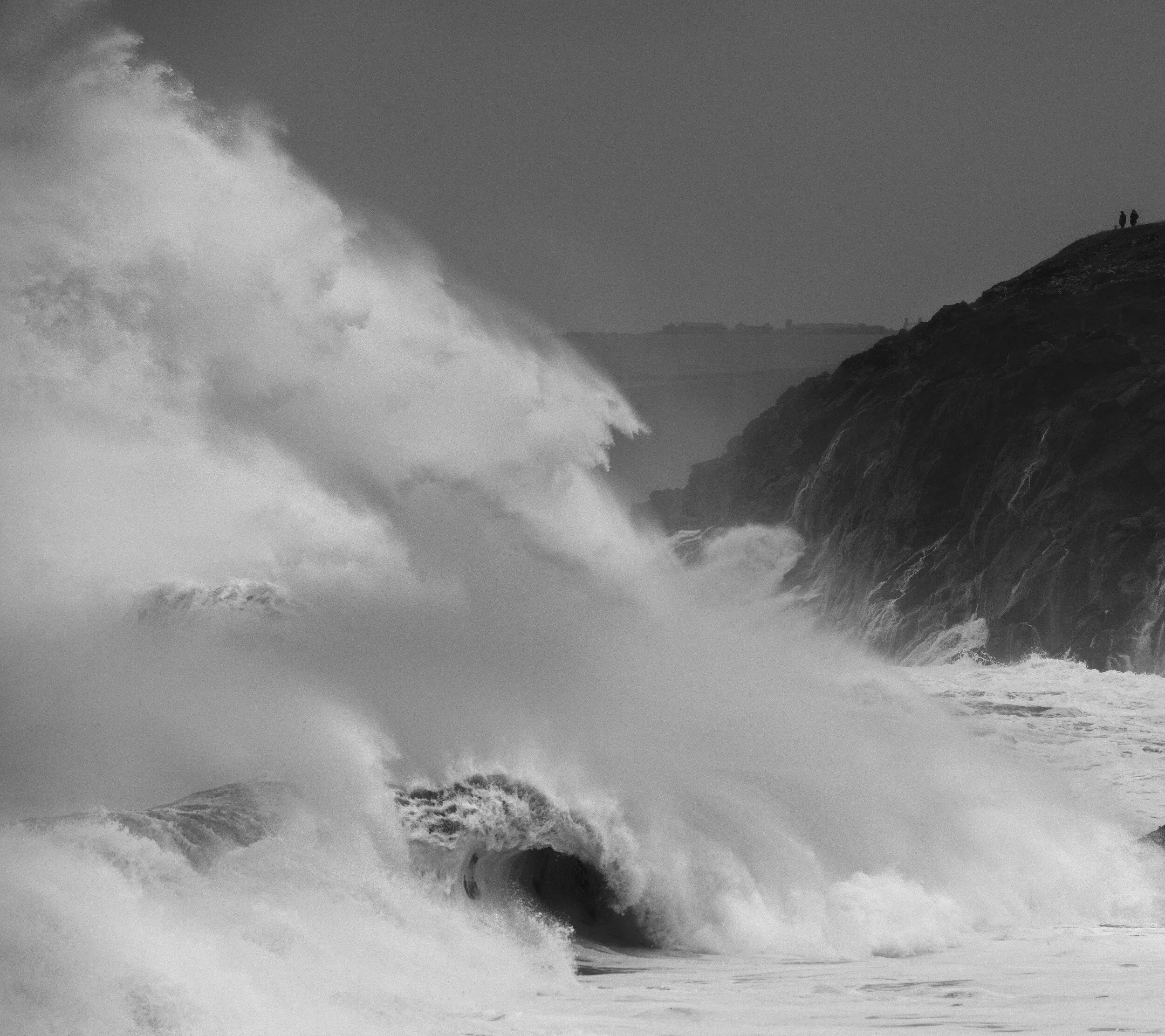   Hurricane Epsilon -  28.10.20. Epsilon was a Category 3 Atlantic hurricane that formed in  October 2020 . Though it never made landfall, it brought large swells and strong waves across the North Atlantic. On the 28th these waves hit Cornwall. Epsil