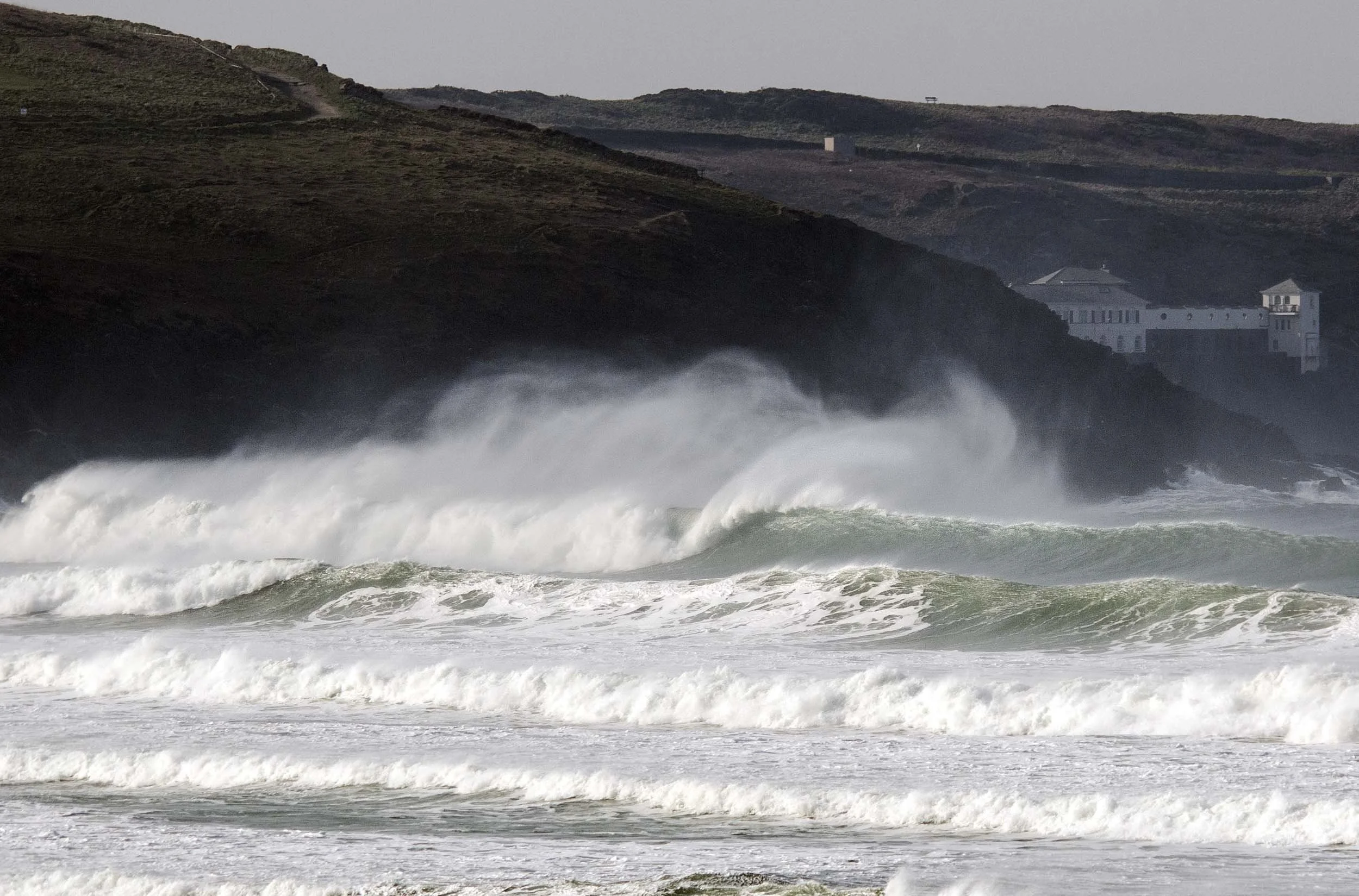   Storm Ciara  - 09.02.2020. (Picture, South Fistral Beach. Cornwall). 