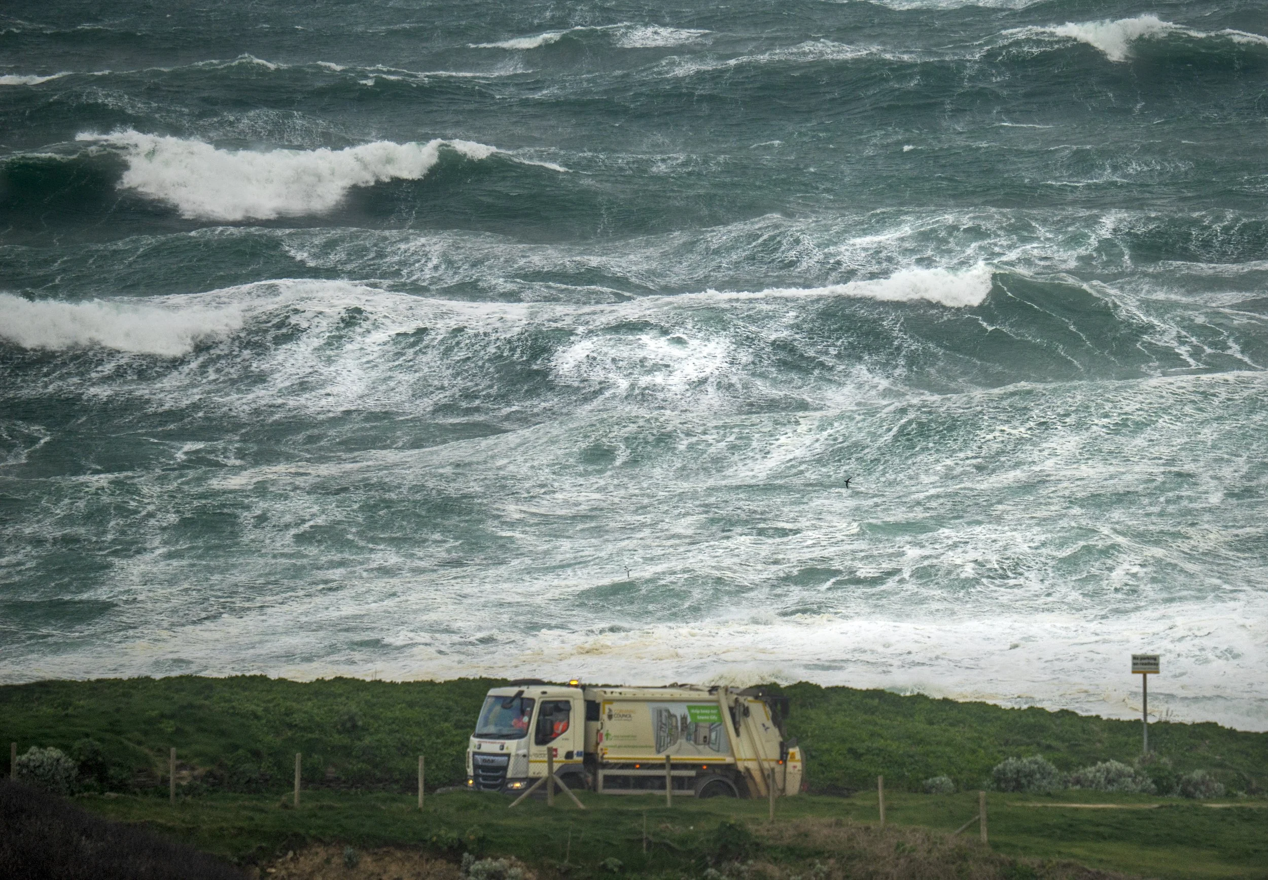   Storm Therese  - 25.03.26. Storm Therese hit us with some real rough seas. Storms appear to be named much more frequently in recent times and a lot of them don’t really have much of an affect on us, so am trying to only document the ones that have 