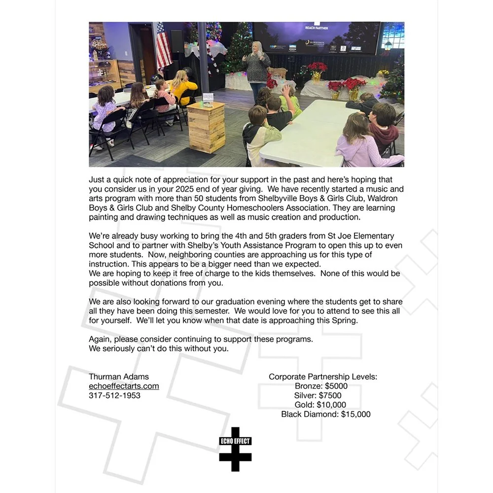 ECHO Effect: Expanded Services - Music &amp; Art Classes 