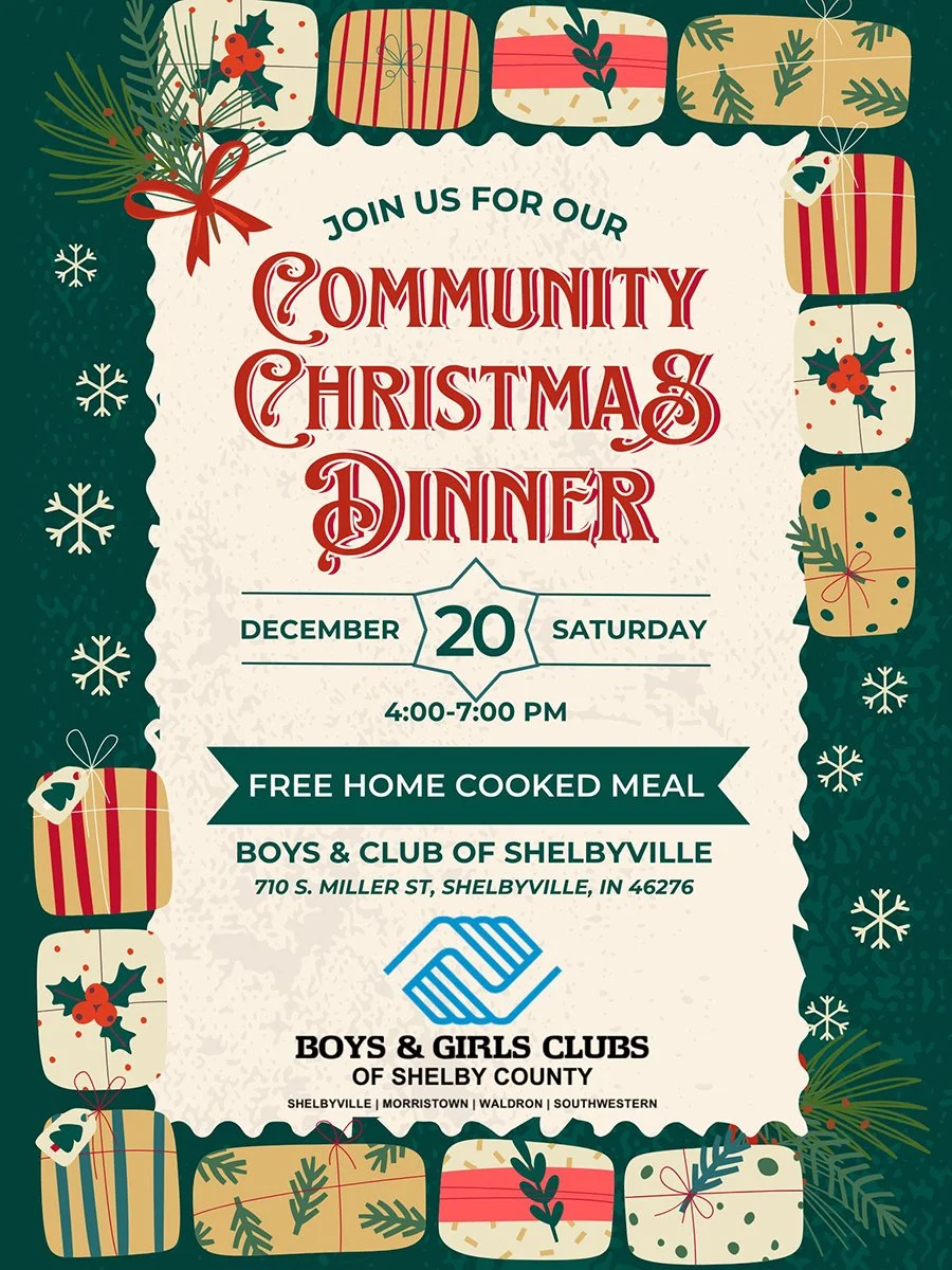Boys and Girls Clubs of Shelby County: Christmas Dinner (Dec. 20)