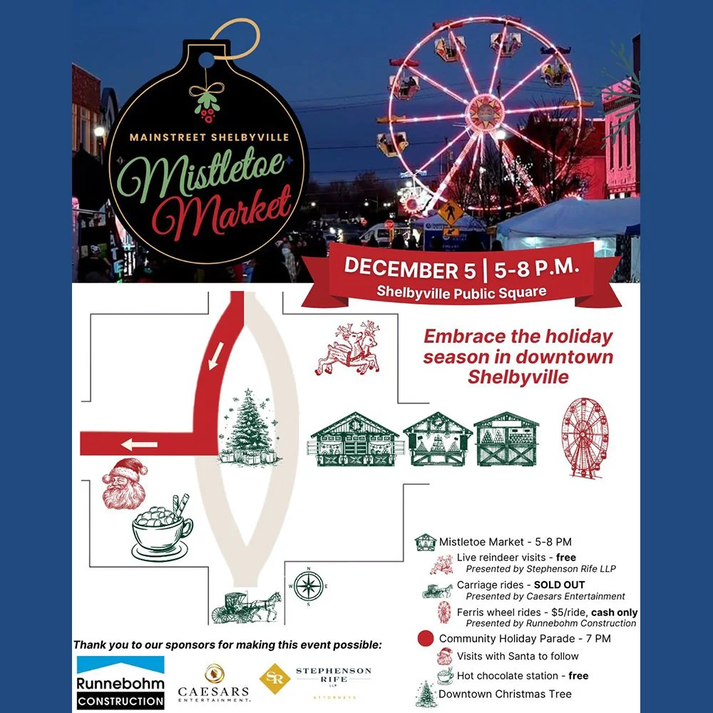 Mainstreet Shelbyville, Inc.: Mistletoe Market (Dec. 5)