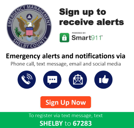 Emergency Management Shelby County: Text Alerts