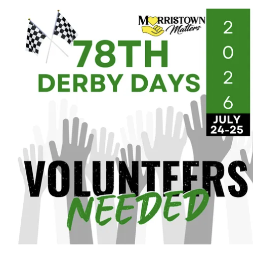 Morristown Derby Days - Volunteers Needed (July 24-26)