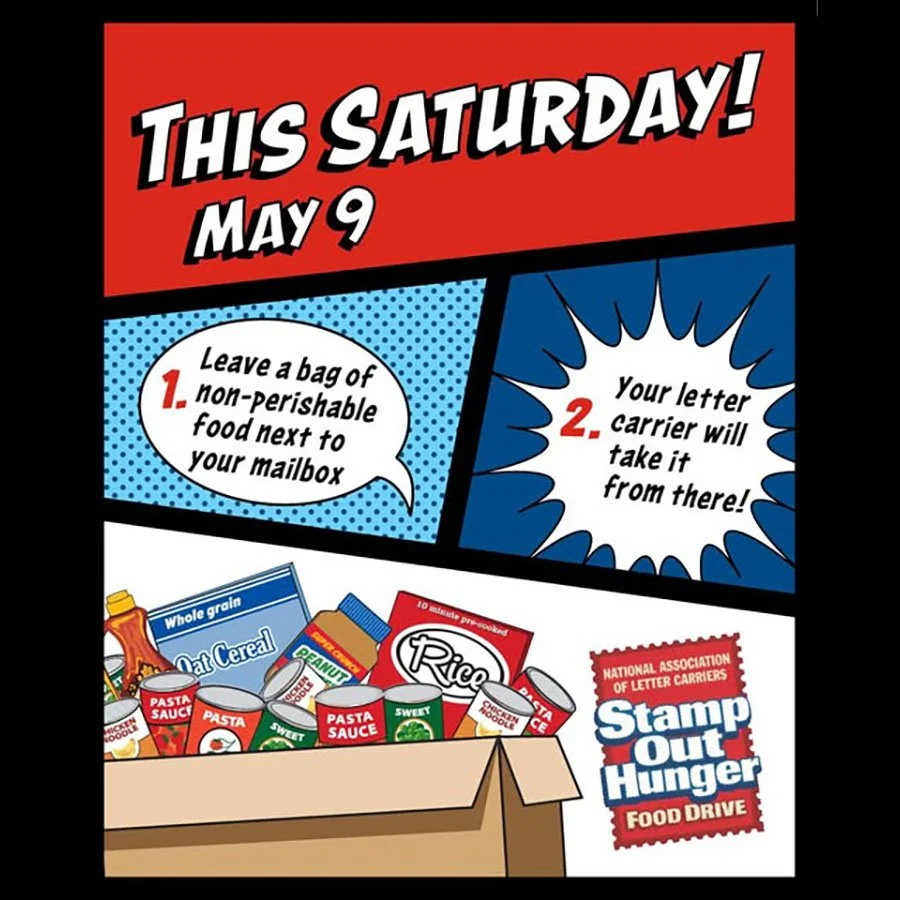 Pantry Pals: Stamp Out Hunger (May 9th)