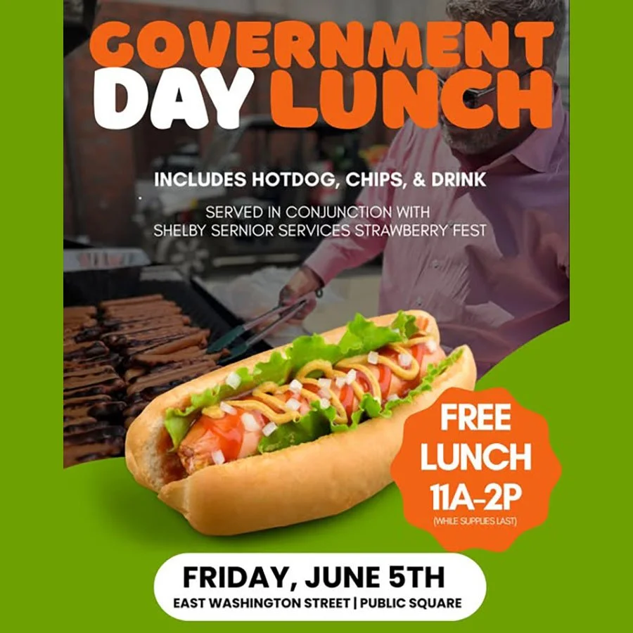 City of Shelbyville: Government Day Lunch (June 5th)