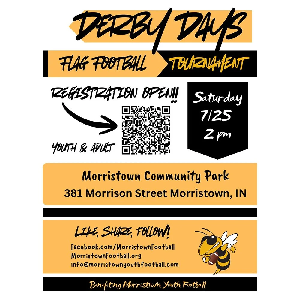 Morristown Derby Days: Flag Football Tournament (July 25)