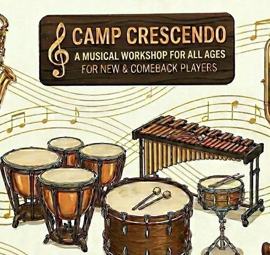 Shelby Community Band: Camp Crescendo: Fine-Tuning Your Skill (Aug. 23)