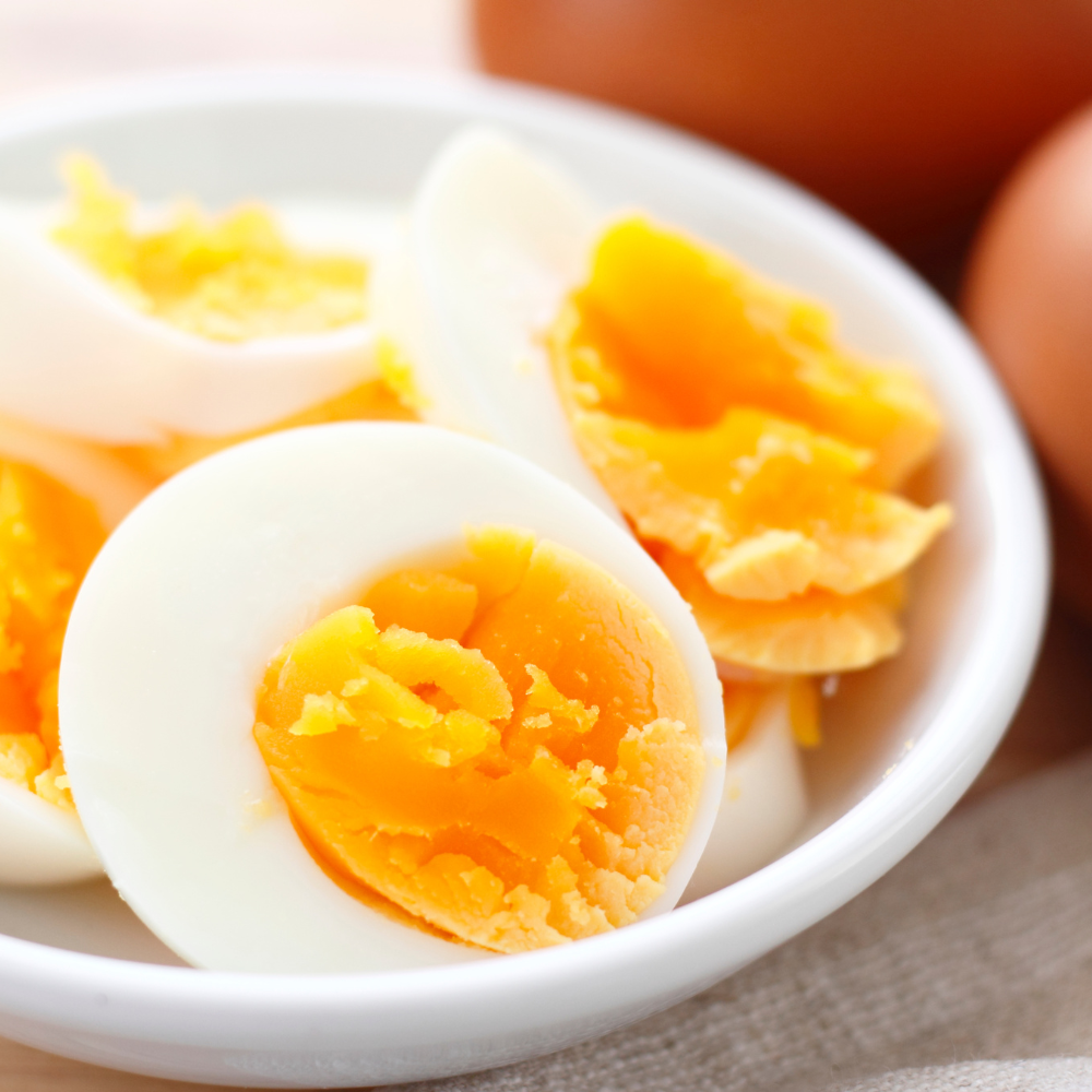 Perfect 7-minute soft-boiled egg with set whites and jammy center.