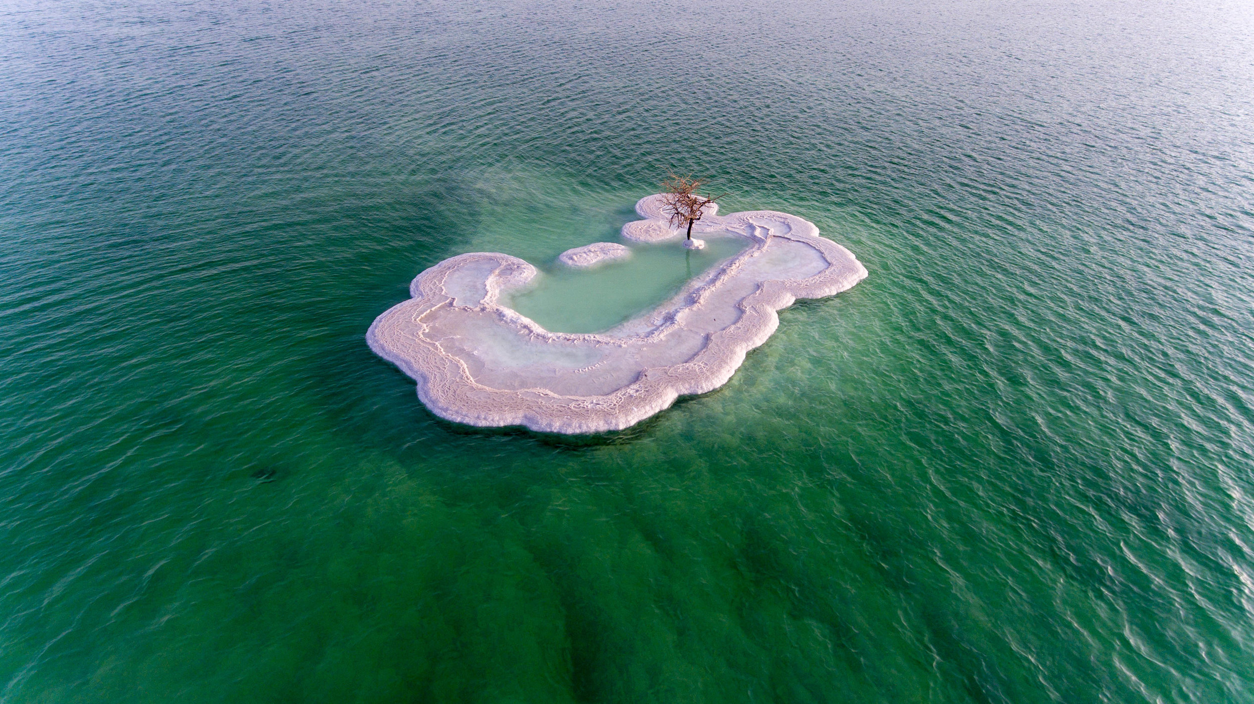 The experience of floating in the Dead Sea