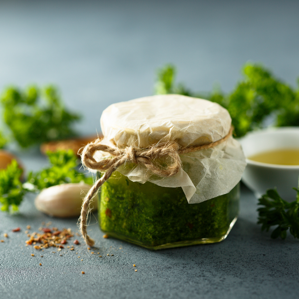 Easy Kale Pesto Recipe with Walnuts &amp; Parmesan