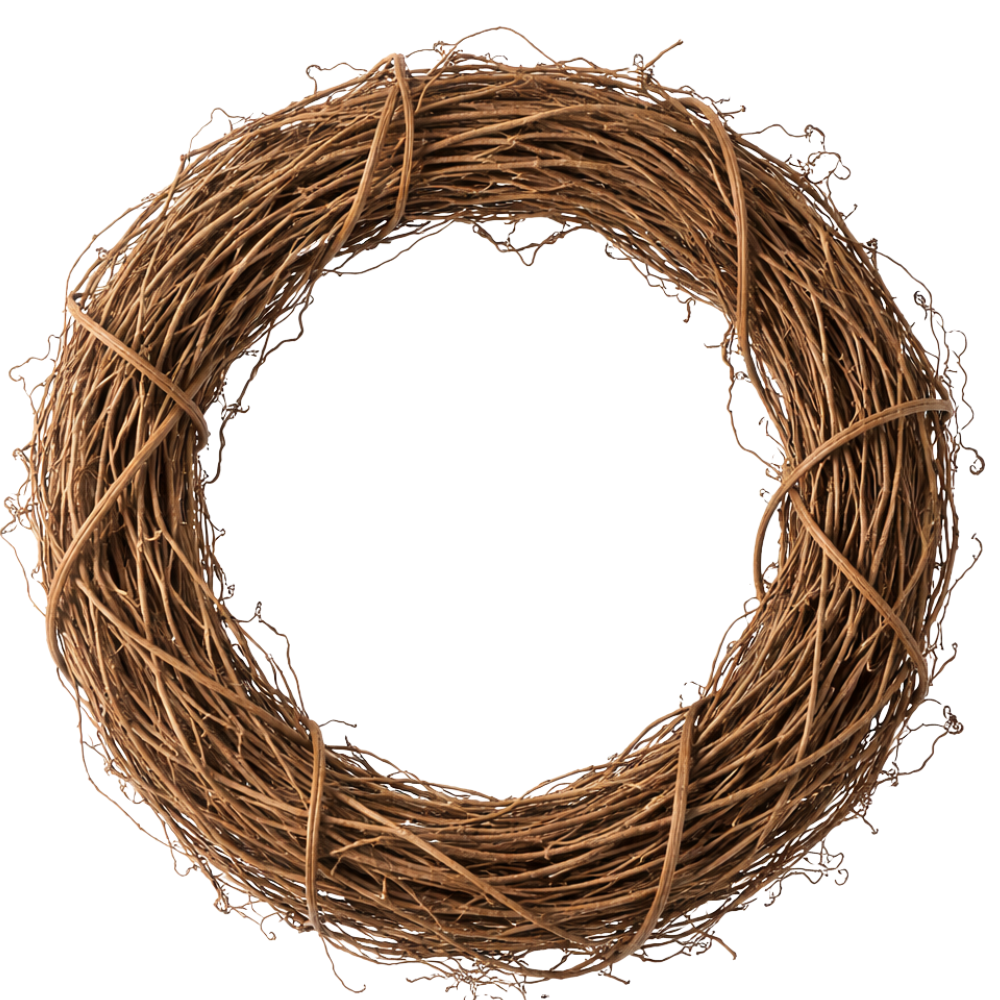 Grapevine wreath base to make your own  Easter wreath for front door decor