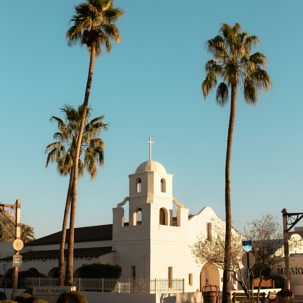 Old Town Scottsdale Arizona with local boutiques and galleries
