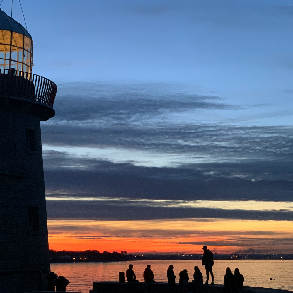 Howth Cliff Walk along Howth Head with views of rugged cliffs and the Irish Sea