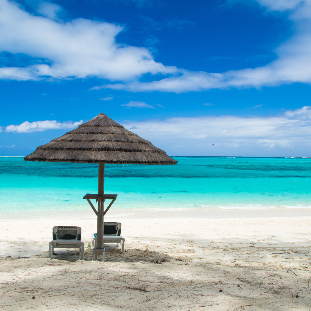 Turks and Caicos with turquoise waters one of the best warm places to visit in March