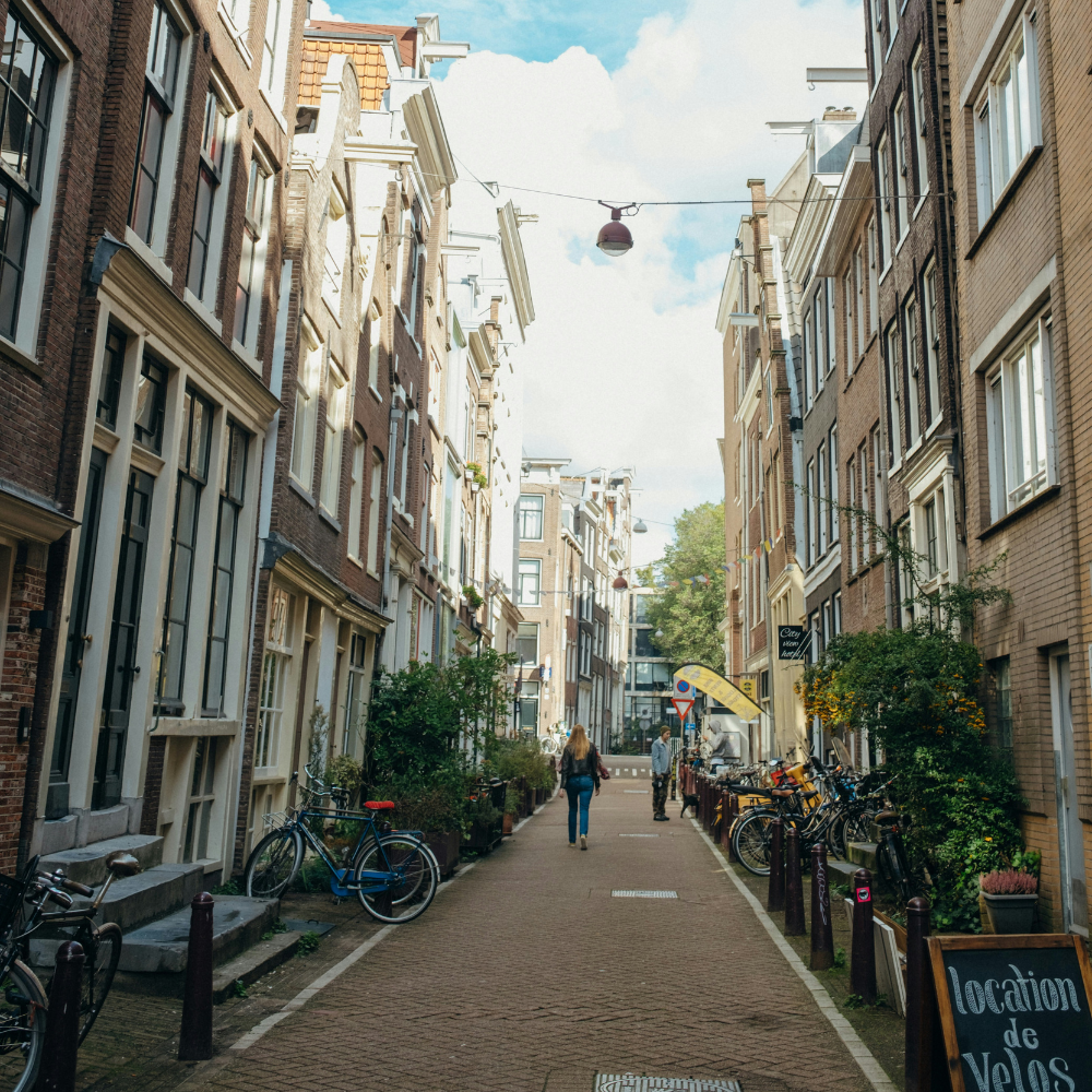 City streets during Spring in one of the best road trips in Europe.
