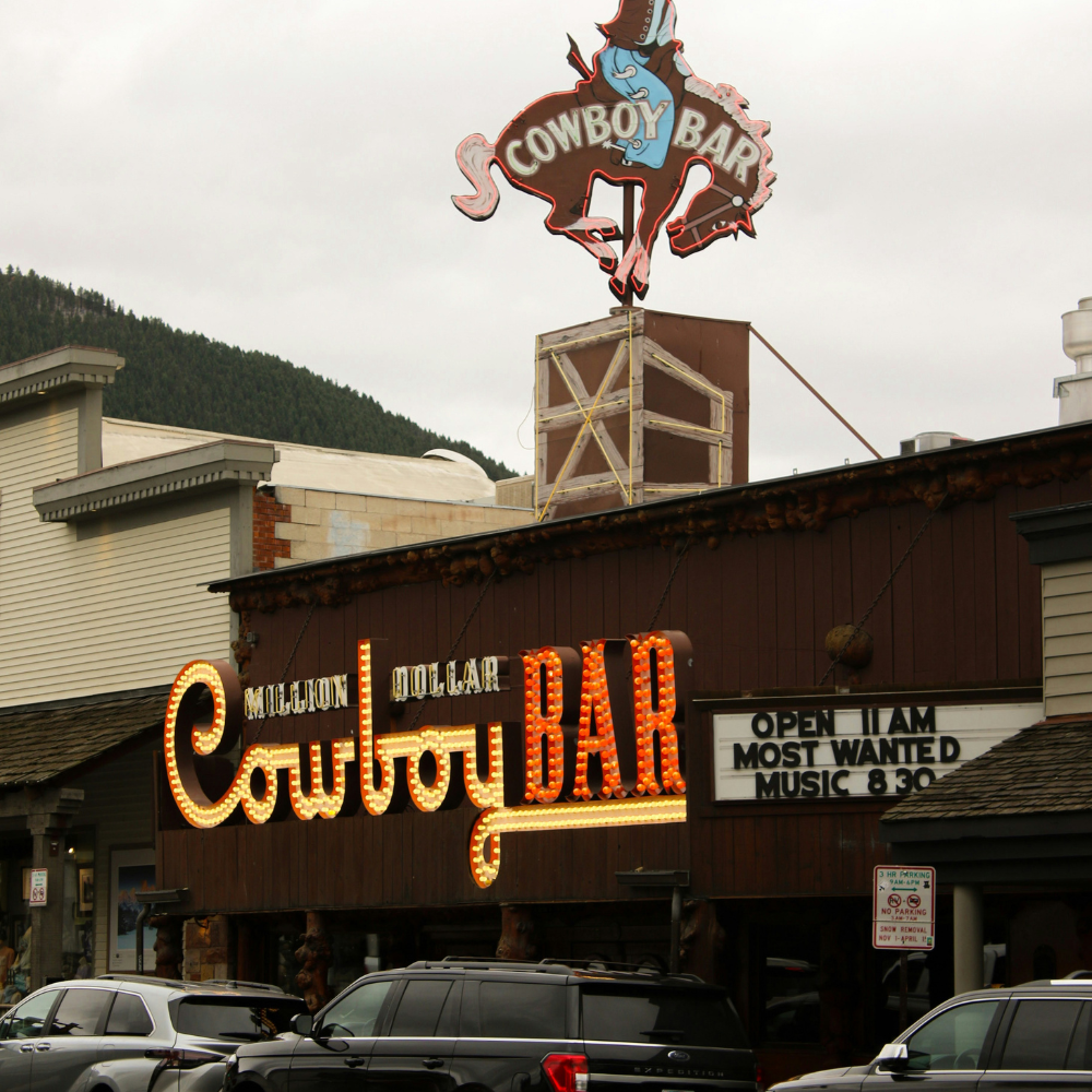 Million Dollar Cowboy Bar in Jackson Hole, Wyoming