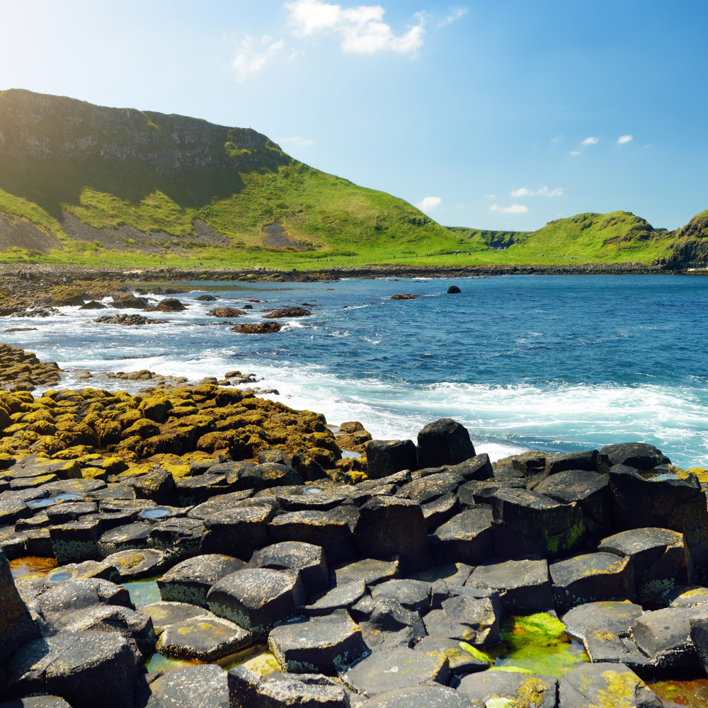 Giant’s Causeway cliffs in Northern Ireland, best places to see in Ireland.