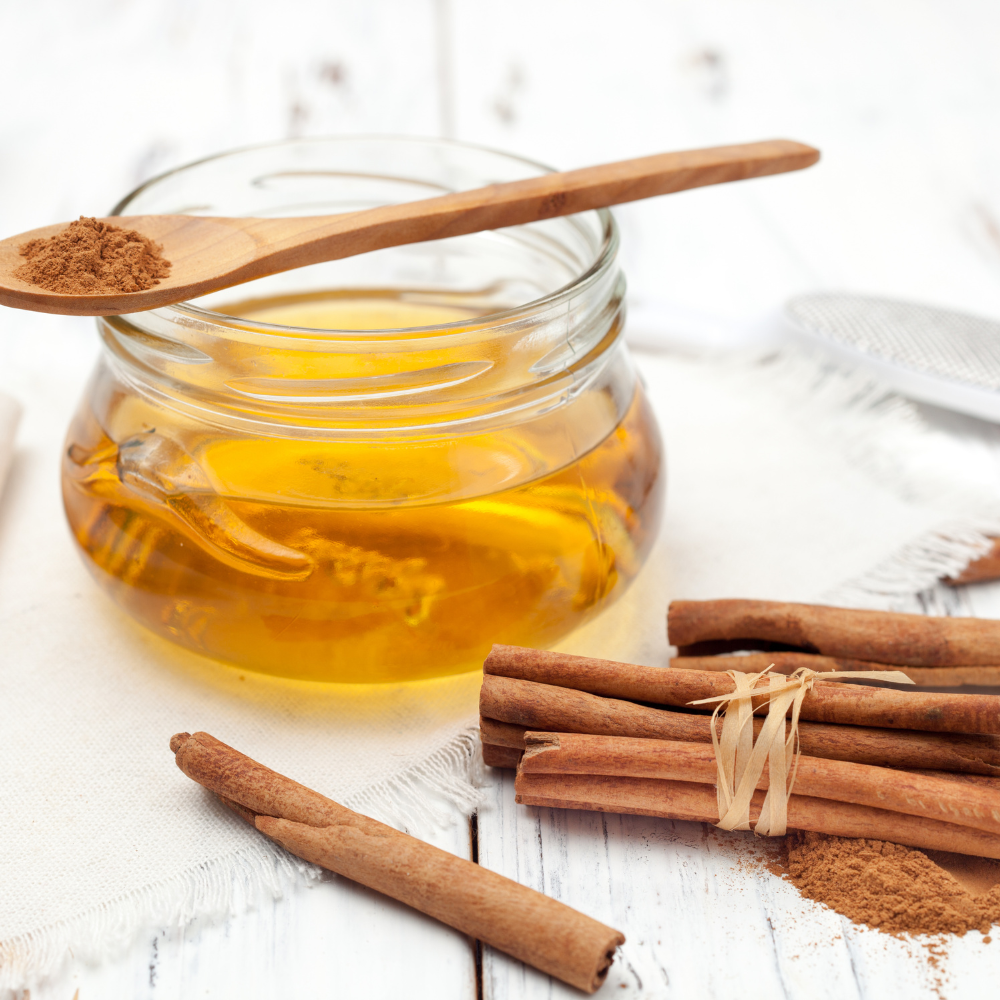 Honey and cinnamon for iced latte recipe