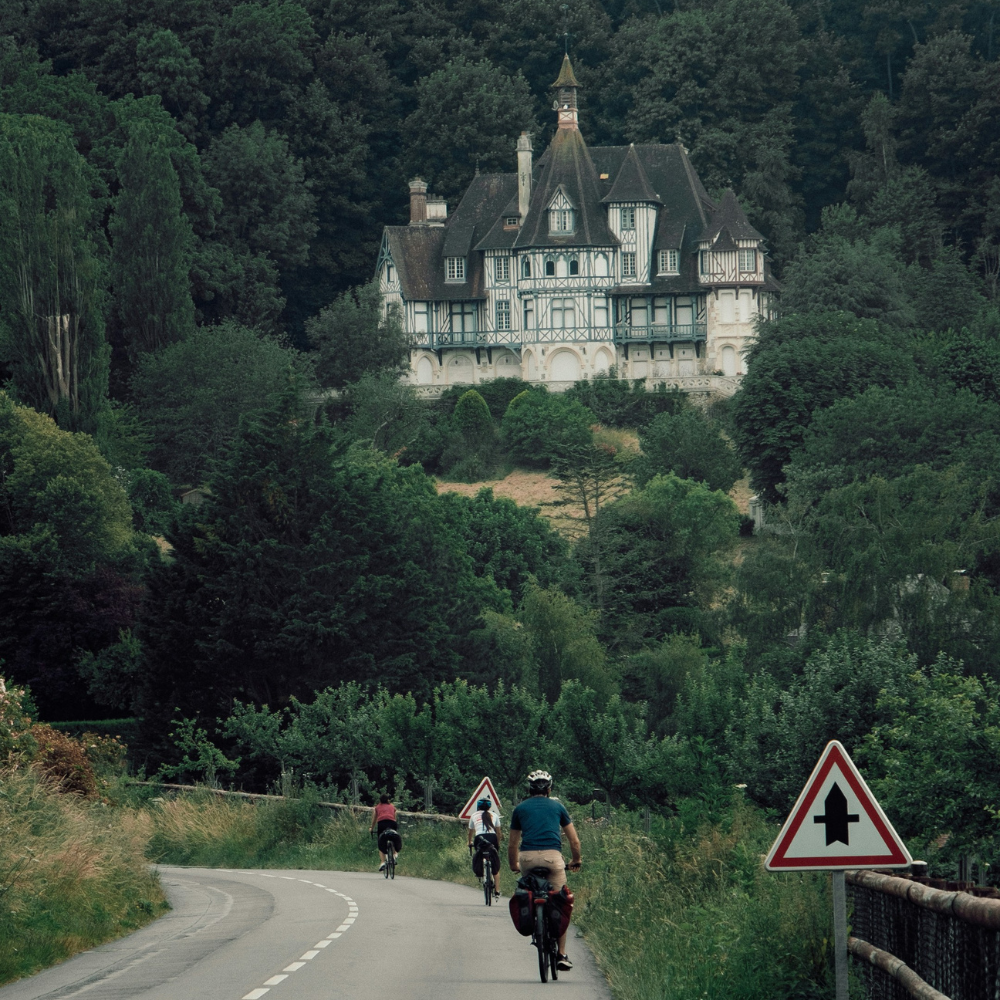 Normandy cider route during a fall road trip.