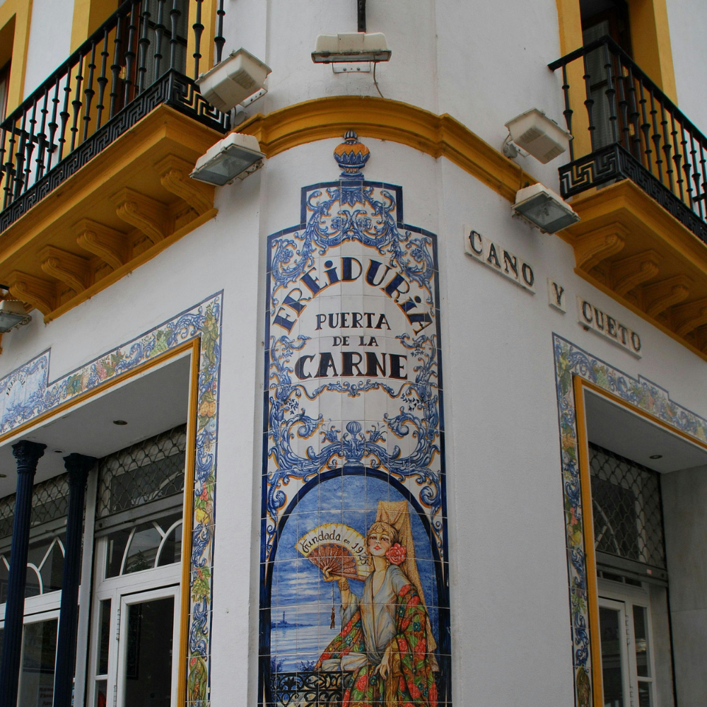 Seville streets on a southern Spain road trip route.